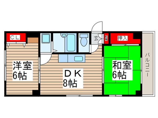 峰岡ビルの物件間取画像